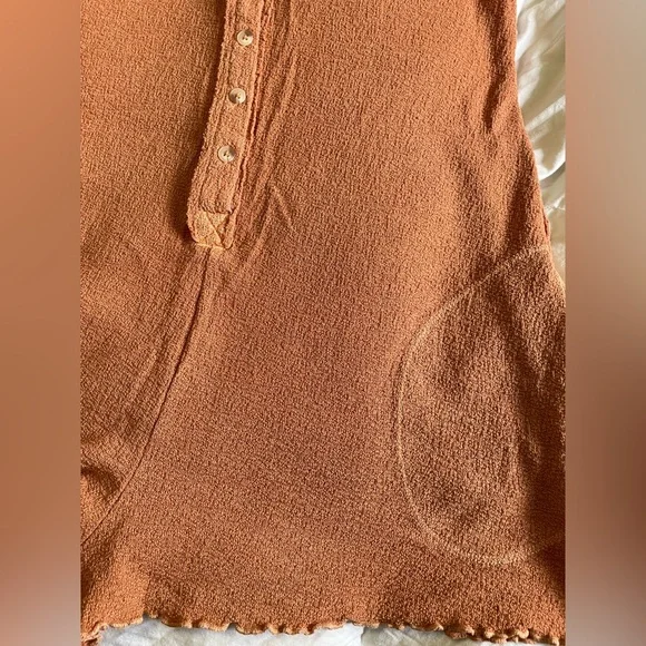 Billabong Fade Away Knit Romper in Burnt Orange - Picture 6 of 16